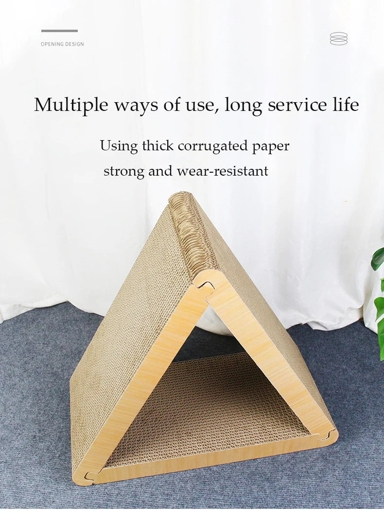 Cat Crapers Cat Tower Scratcher For Cats Combined Triangular 3 In 1 Scratching Post for Cats Multipurpose Cats Pet Products