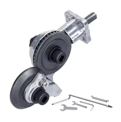 1/2Pcs Electric Drill Cutter Attachment Metal Double Headed Sheet Cutting Tools Cut Plate Punch Shears Drill Plate Cutter Set