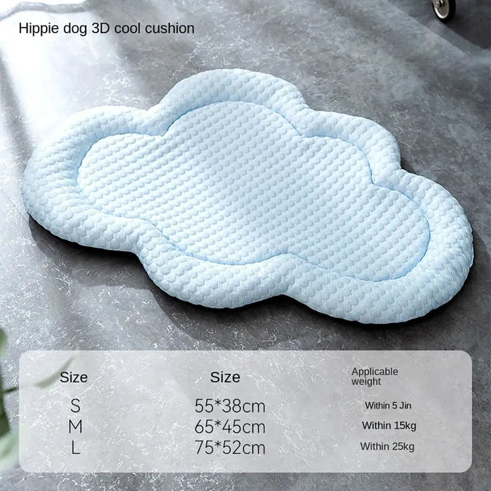 New Pet Cooling Mat Summer Soft Ice Silk Sleeping Pad for Small Animal Dog Cat Moisture-proof Cushion Matress Non-slip