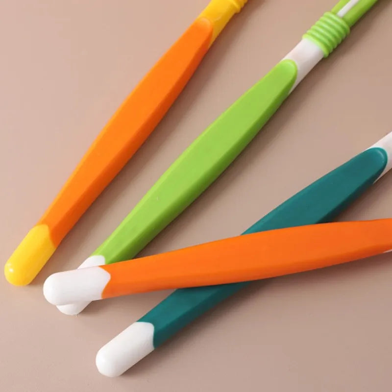Dog Toothbrush Three Sided Pet Toothbrush Dog Teeth Cleaning Soft Hair Teeth Brush for Dogs Cat Mouth Cleaning Pet Products