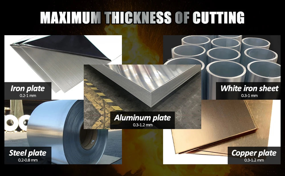 1/2Pcs Electric Drill Cutter Attachment Metal Double Headed Sheet Cutting Tools Cut Plate Punch Shears Drill Plate Cutter Set