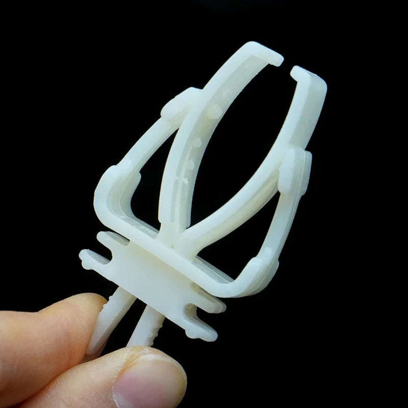 Pet Bird Food Clip Parrot Fruit Vegetables Holder Durable Plastic Clip Cuttlefish Bone Feeder Device Clamp Bird Cage Accessories