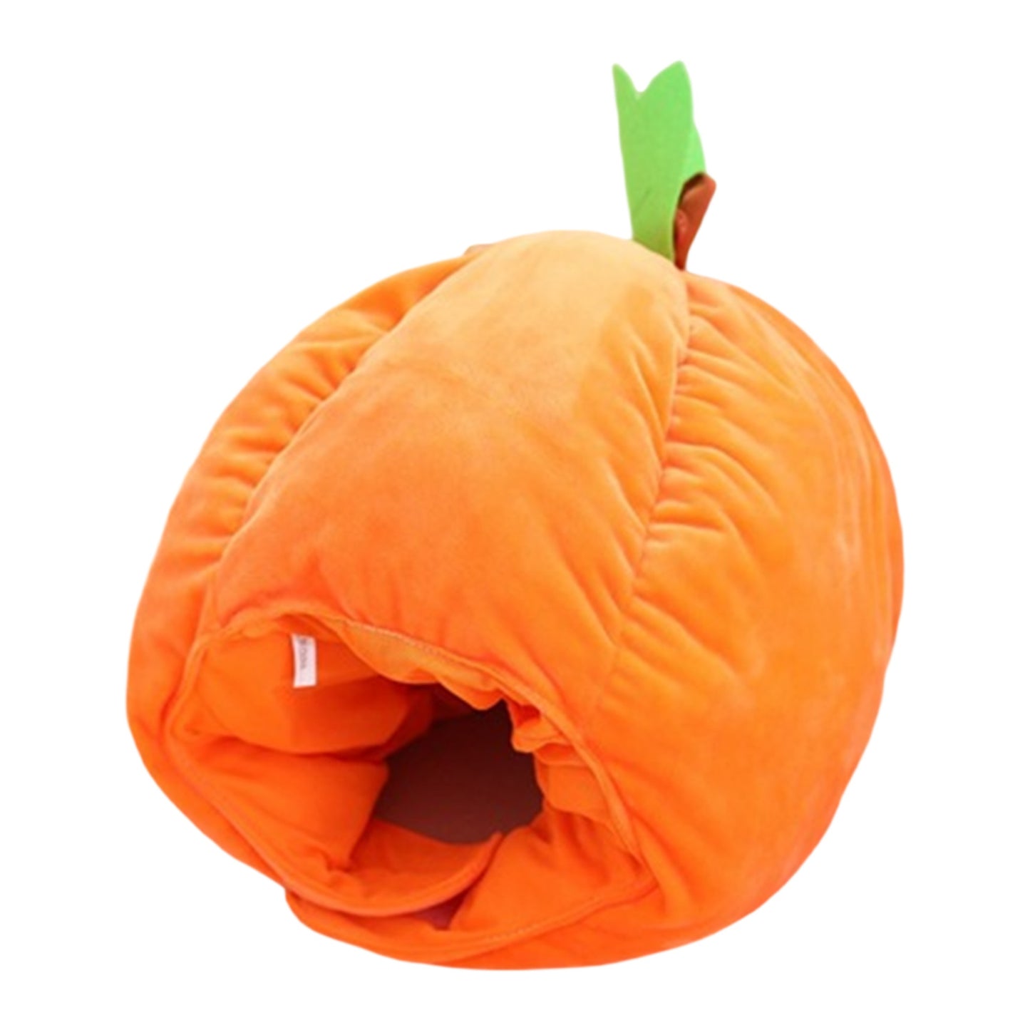 Adorable Plush Pumpkin Beanie Hat and Scarf Set for Adults Fun Halloween Costume Accessories for Men and Women Festive Party