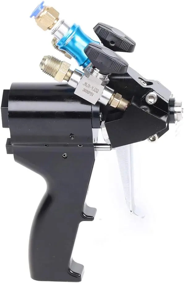 Polyurethane Foam Spray Gun, 35Mpa P2 Pu Polyurea Pouring Air Purge Sprayer 0.2-0.12Mpa High Pressure Self Cleaning Coating