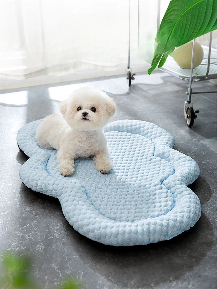 Cloud 3D Cool Cushion Soft and Cool Cushion Dog Cushion Teddy Small Dog Spring/Summer/Autumn Breathable Dog Nest Pet Bed