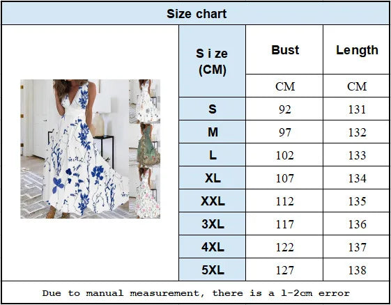 Vestidos Summer Women Dress 2024 Elegant Party Sleeveless Long Dress Robe Sexy Bohemian Print Dresses Vestidos Casual Sundress