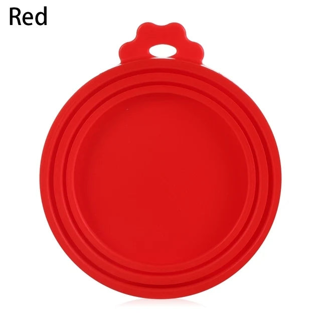 Silicone Canned Lid Sealed Feeders Food Can Lid For Puppy Dog Cat Storage Top Cap Reusable Cover Lid Health Pet Daily Supplies