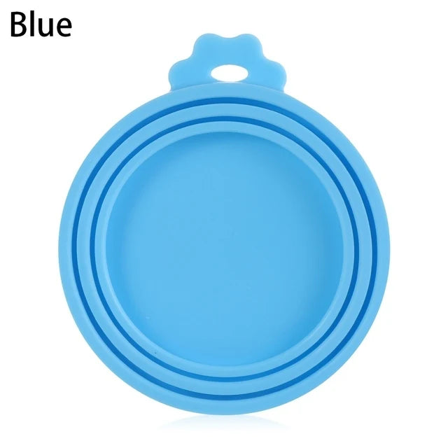 Silicone Canned Lid Sealed Feeders Food Can Lid For Puppy Dog Cat Storage Top Cap Reusable Cover Lid Health Pet Daily Supplies