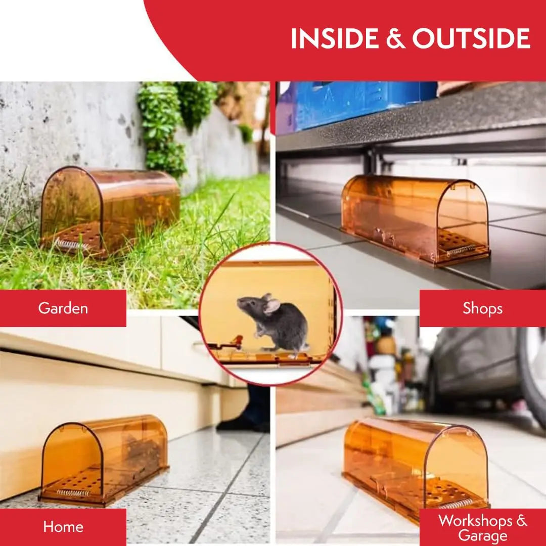 1Pc Mouse Trap Cage No Kill Animal Pet Control Cage Reusable Mice Rodent Catcher Rat Trap