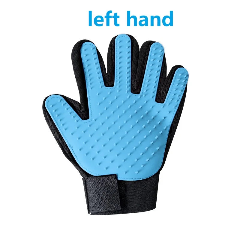 Rubber Pet Glove Cat Grooming Glove Dog Cat Hair Combs Pet Bath deShedding Tools Glove Massage Grooming Clean Dogs Cats Supplies