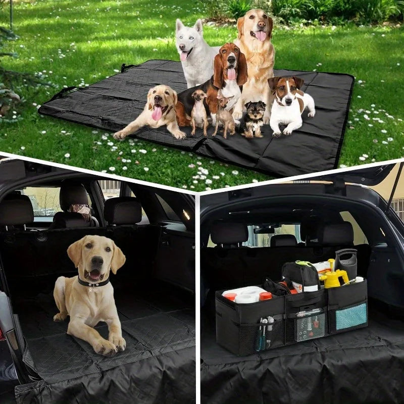 SUV Cargo Liner for Dogs Trunk Cover for SUV Waterproof Waterproof Pet Cargo Cover Universal Size (80" L x 51.6" W)