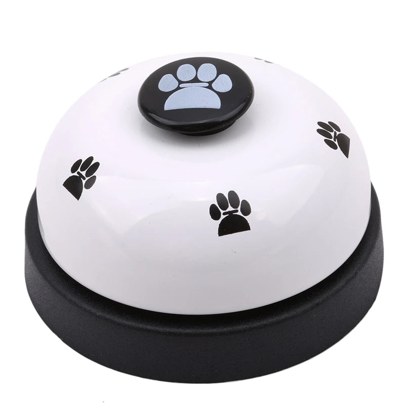 Pet Toys Bell for Dogs Cat Training Interactive Toy Called Dinner Small Bells Footprint Ring Trainer Feeding Reminder For Teddy