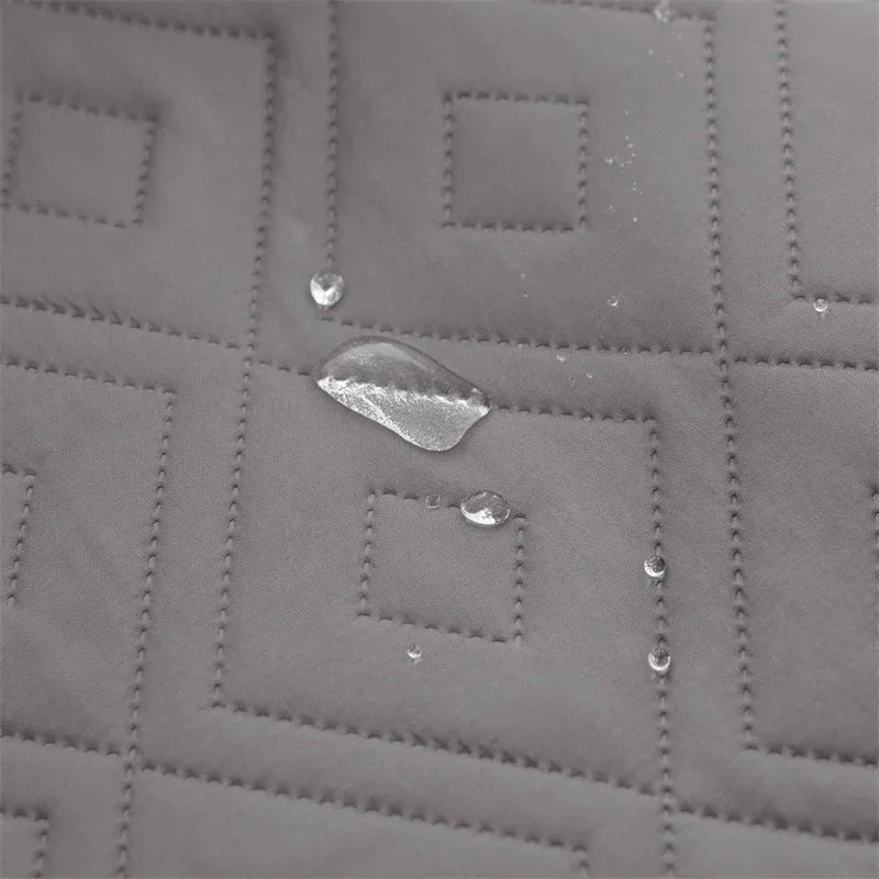 Quilted Recliner Sofa Cover Water Repellent Reclining Chair Covers Pet Kid Dogs Mat Armchairs Slipcovers with Elastic Strap