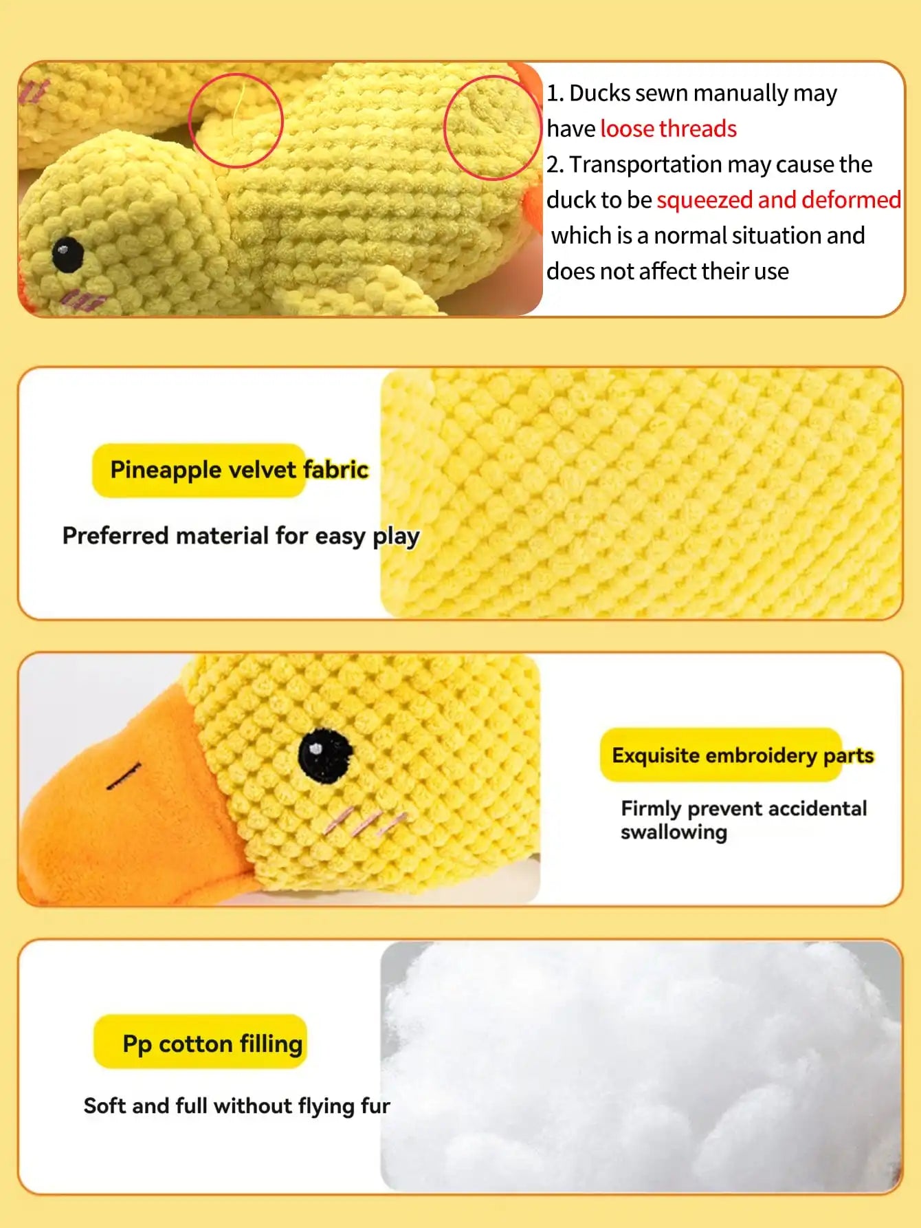 Dog Toys Plush Dog Vocalizable Toys Assortment  Animal PetToy For Medium Large Dogs Stuffed Puppy ChewToy Cute pet CompanionGift