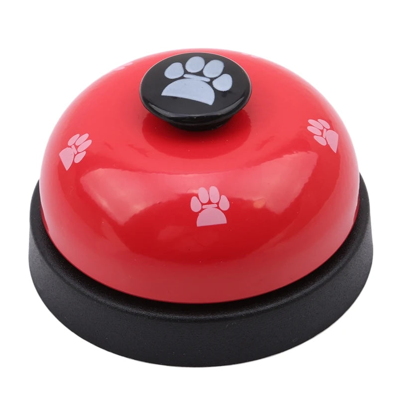 Pet Toys Bell for Dogs Cat Training Interactive Toy Called Dinner Small Bells Footprint Ring Trainer Feeding Reminder For Teddy