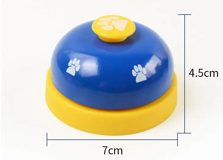 Pet Toys Bell for Dogs Cat Training Interactive Toy Called Dinner Small Bells Footprint Ring Trainer Feeding Reminder For Teddy