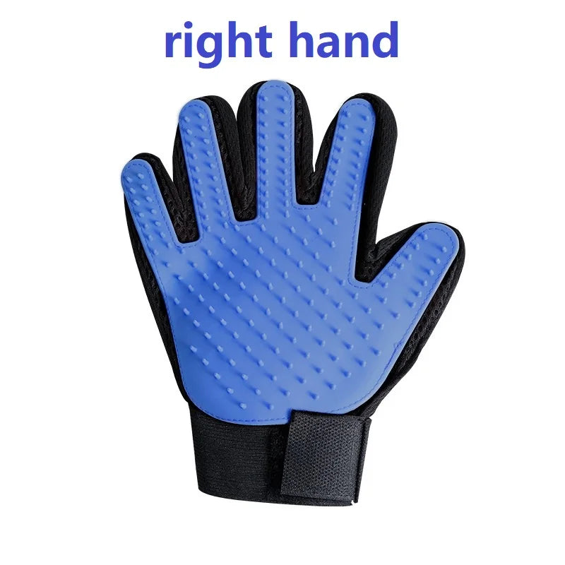 Rubber Pet Glove Cat Grooming Glove Dog Cat Hair Combs Pet Bath deShedding Tools Glove Massage Grooming Clean Dogs Cats Supplies