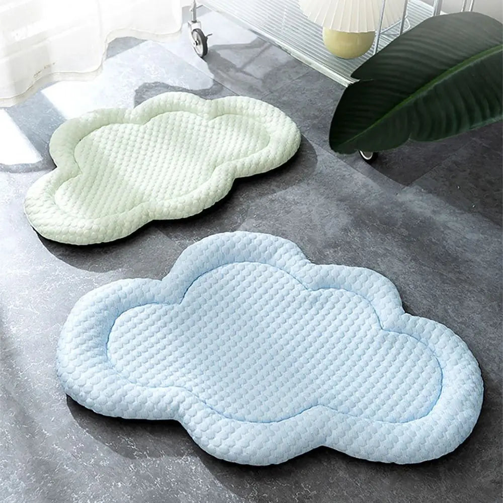 New Pet Cooling Mat Summer Soft Ice Silk Sleeping Pad for Small Animal Dog Cat Moisture-proof Cushion Matress Non-slip
