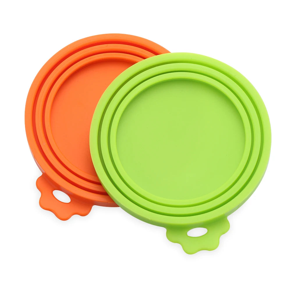 Silicone Canned Lid Sealed Feeders Food Can Lid For Puppy Dog Cat Storage Top Cap Reusable Cover Lid Health Pet Daily Supplies