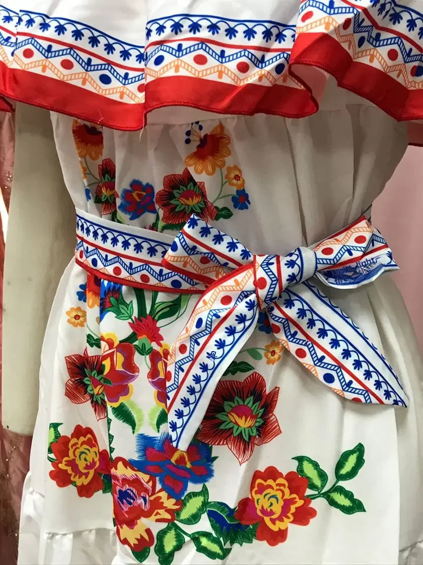 Amazon Off-shoulder Printing Long Dress New Arrival European American Foreign Trade Spring Summer Season Women Fashion