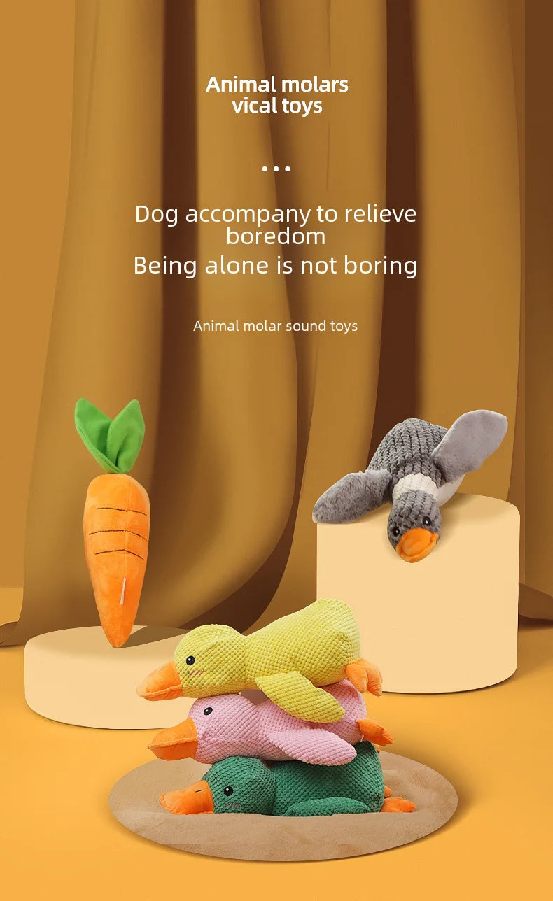 Chew Resistant Dog Toy Dental Cleansing Large Canine Engaging Plush Puppy Relieving Pet Supplies Plaything 2024 New