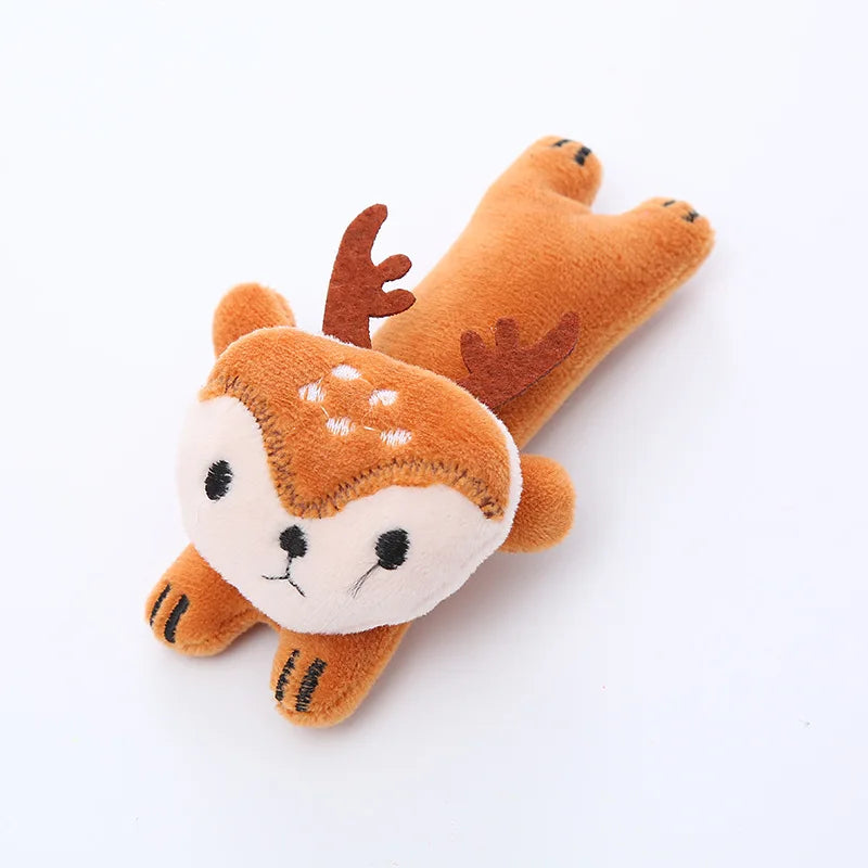 Cute Pet Dog Toys Chew Squeaker Animals Pet Toys Plush Puppy Honking Squirrel For Dogs Cat Chew Squeak Toy Dog Goods
