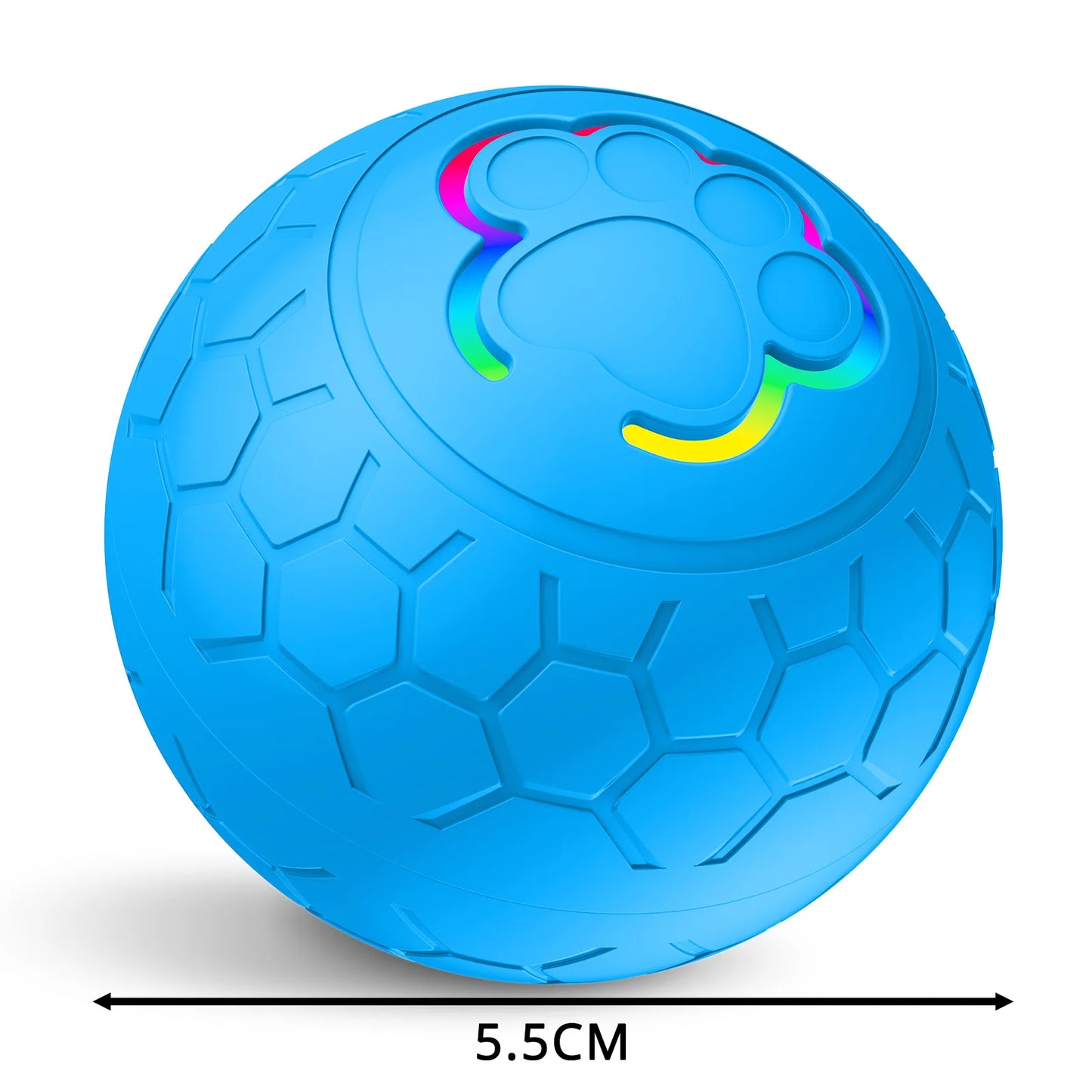 Electric Interactive Dog Ball Toys With Led Lilght Automatic Moving Smart Ball Dog Color Changing Bouncing Rotating Pet Products