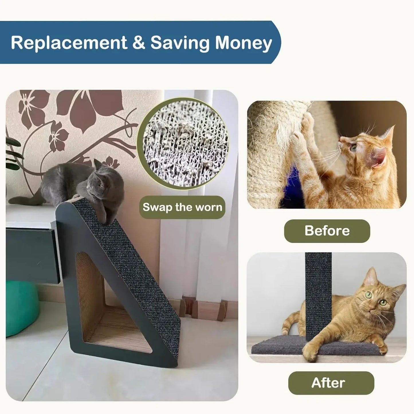 Cat Tree Scraper for Cats Accessories Tower Supplies Pet Products Home Garden
