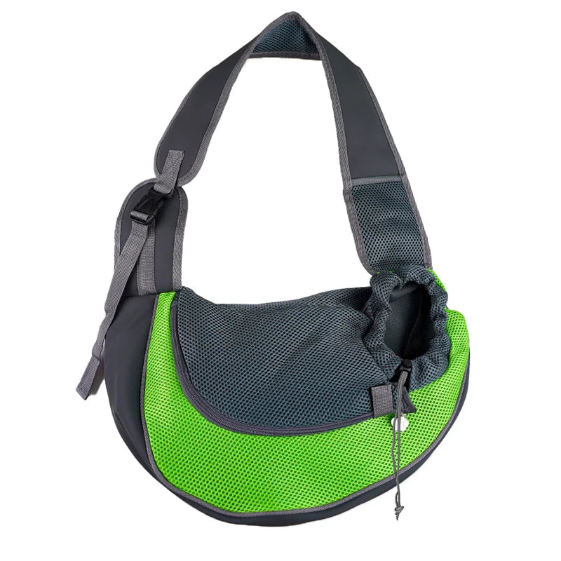 Reflective Breathable Mesh Pet Bag Portable Cat Puppy Crossbody Shoulder  Bag Travel Safe and Comfortable for Outgoing Pets