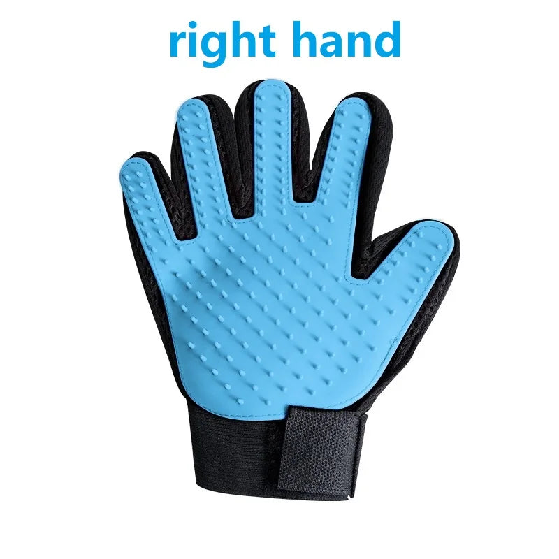 Rubber Pet Glove Cat Grooming Glove Dog Cat Hair Combs Pet Bath deShedding Tools Glove Massage Grooming Clean Dogs Cats Supplies
