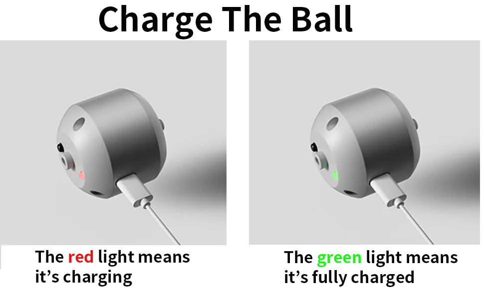 Electric Interactive Dog Ball Toys With Led Lilght Automatic Moving Smart Ball Dog Color Changing Bouncing Rotating Pet Products