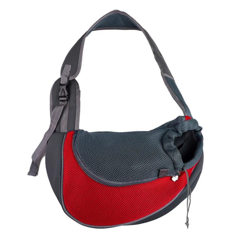 Reflective Breathable Mesh Pet Bag Portable Cat Puppy Crossbody Shoulder  Bag Travel Safe and Comfortable for Outgoing Pets