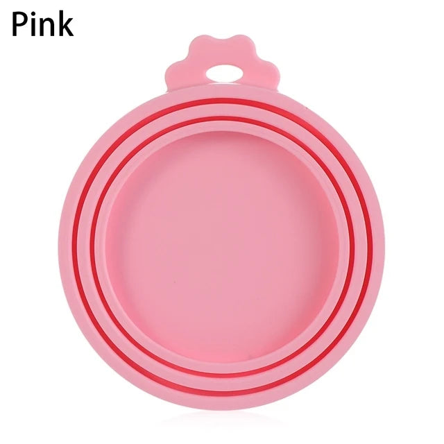 Silicone Canned Lid Sealed Feeders Food Can Lid For Puppy Dog Cat Storage Top Cap Reusable Cover Lid Health Pet Daily Supplies