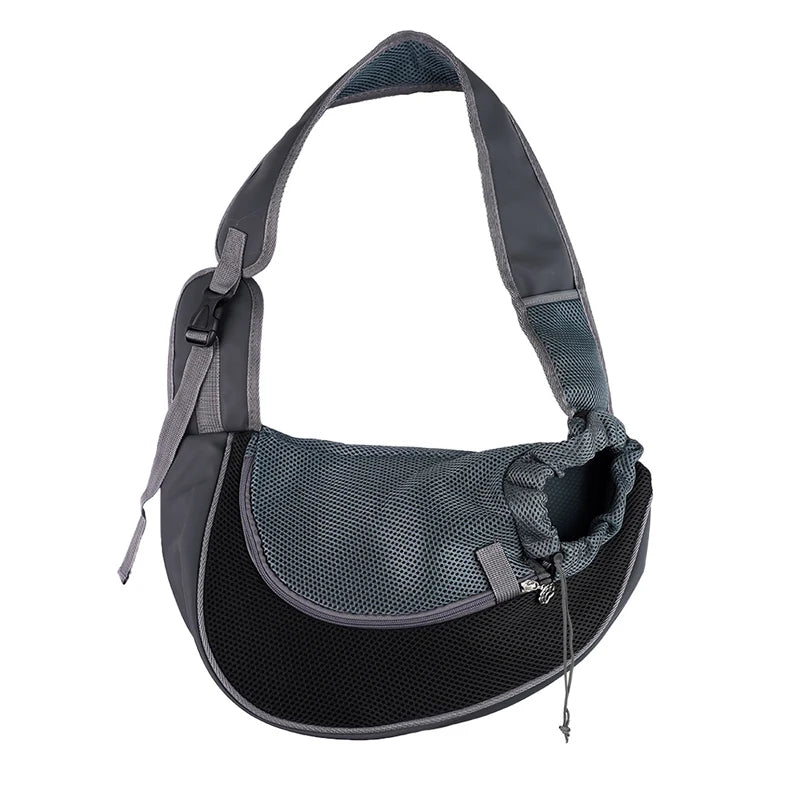 Reflective Breathable Mesh Pet Bag Portable Cat Puppy Crossbody Shoulder  Bag Travel Safe and Comfortable for Outgoing Pets