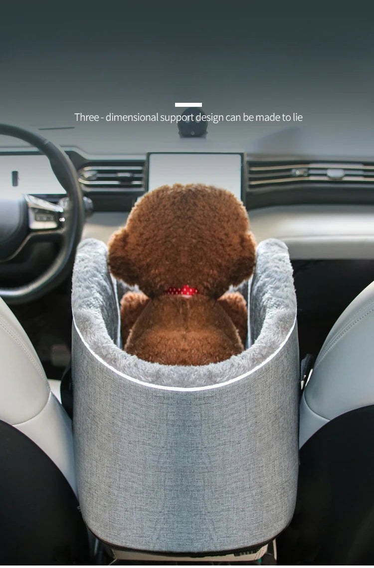 Portable Car Safety Pet Seat for Small Dogs Cat Travel Central Control Cat DogBed Transport Dog Carrier Protector Dog Bags