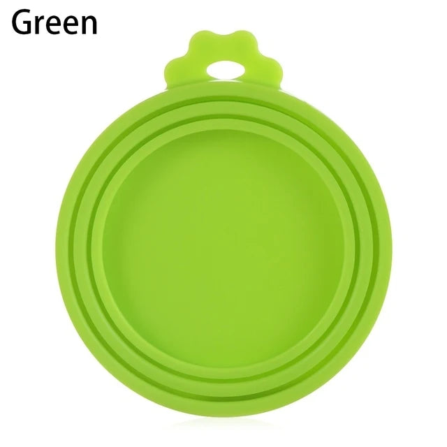 Silicone Canned Lid Sealed Feeders Food Can Lid For Puppy Dog Cat Storage Top Cap Reusable Cover Lid Health Pet Daily Supplies