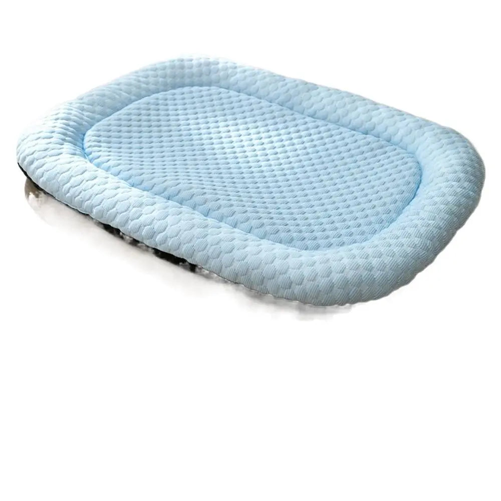 New Pet Cooling Mat Summer Soft Ice Silk Sleeping Pad for Small Animal Dog Cat Moisture-proof Cushion Matress Non-slip