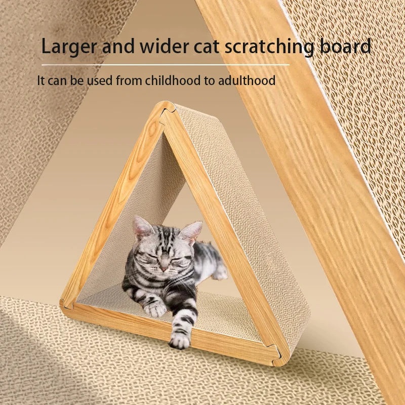 Cat Crapers Cat Tower Scratcher For Cats Combined Triangular 3 In 1 Scratching Post for Cats Multipurpose Cats Pet Products