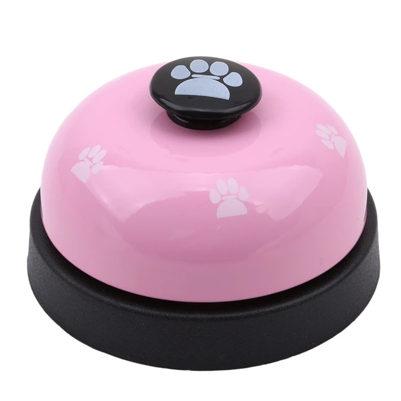 Pet Toys Bell for Dogs Cat Training Interactive Toy Called Dinner Small Bells Footprint Ring Trainer Feeding Reminder For Teddy