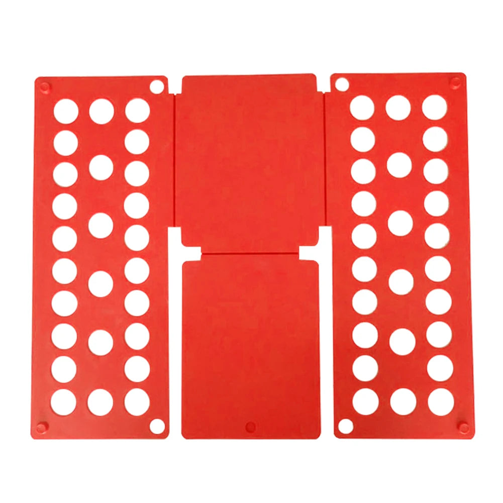 Quick Clothes Plastic Folding Board Household T Shirts Adult Kids Adjustable Cloth Holder Organziers for Home Quick Storage Tool