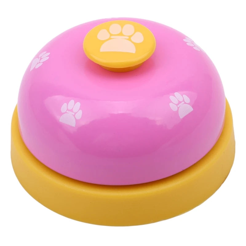 Pet Toys Bell for Dogs Cat Training Interactive Toy Called Dinner Small Bells Footprint Ring Trainer Feeding Reminder For Teddy