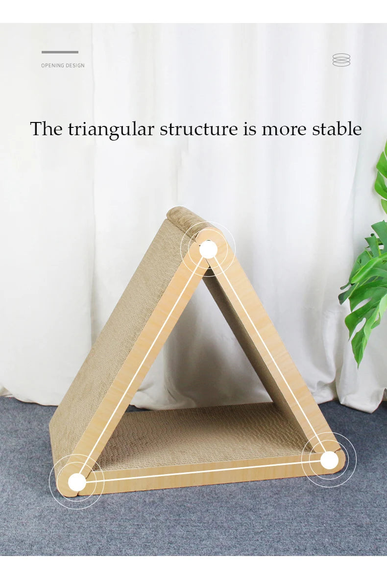 Cat Crapers Cat Tower Scratcher For Cats Combined Triangular 3 In 1 Scratching Post for Cats Multipurpose Cats Pet Products