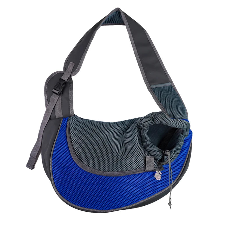 Reflective Breathable Mesh Pet Bag Portable Cat Puppy Crossbody Shoulder  Bag Travel Safe and Comfortable for Outgoing Pets