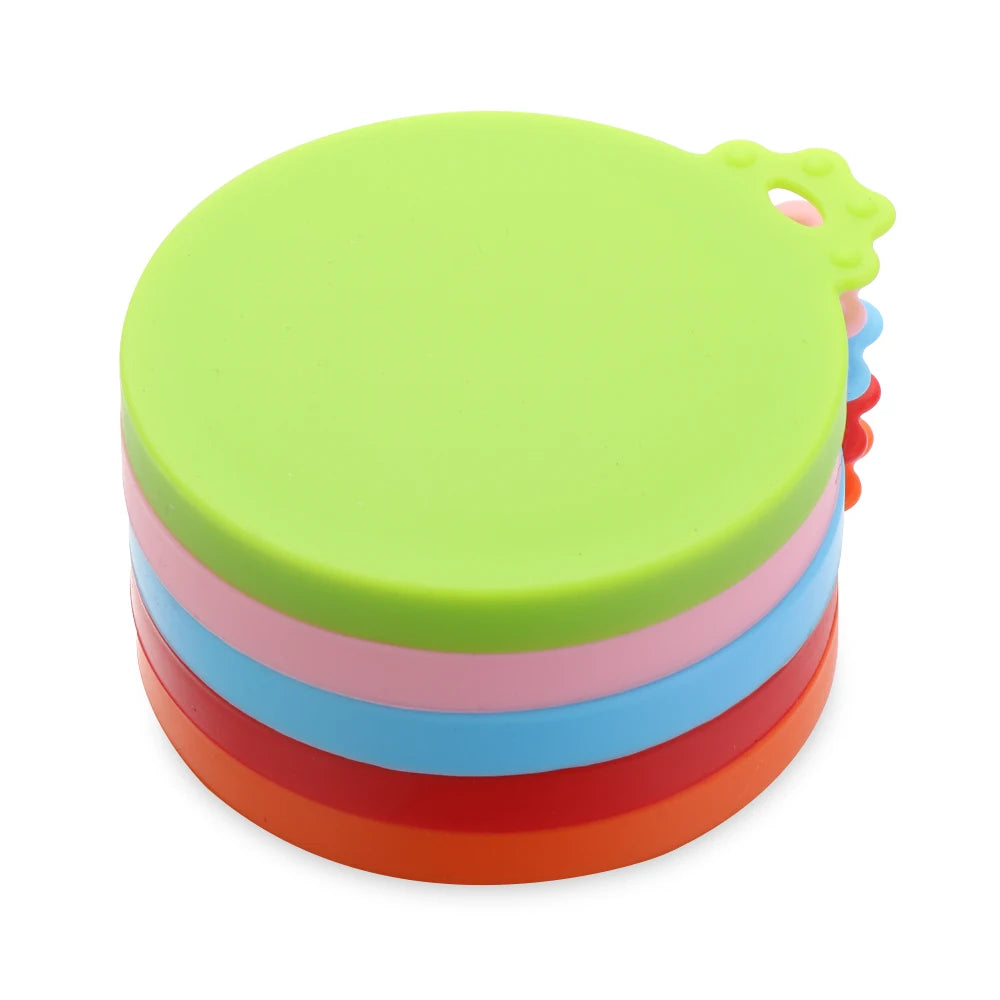 Silicone Canned Lid Sealed Feeders Food Can Lid For Puppy Dog Cat Storage Top Cap Reusable Cover Lid Health Pet Daily Supplies
